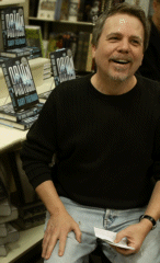 Photo of Gary Tigerman at launch party for The Orion Protocol