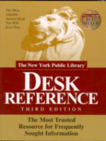 The New York Public Library Desk Reference
edited by Paul Fargis