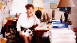 Gayle Lynds in her office