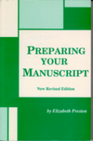 Cover of Preparing Your Manuscript
by Elizabeth Preston