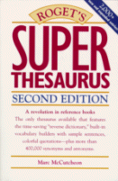 Roget's Super Thesaurus
by Marc McCutcheon