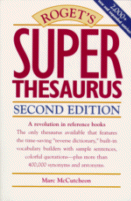 Roget's Super Thesaurus
by Marc McCutcheon