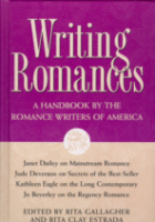 Cover of Writing Romances
Edited by Rita Gallagher and Rita Clay Estrada.